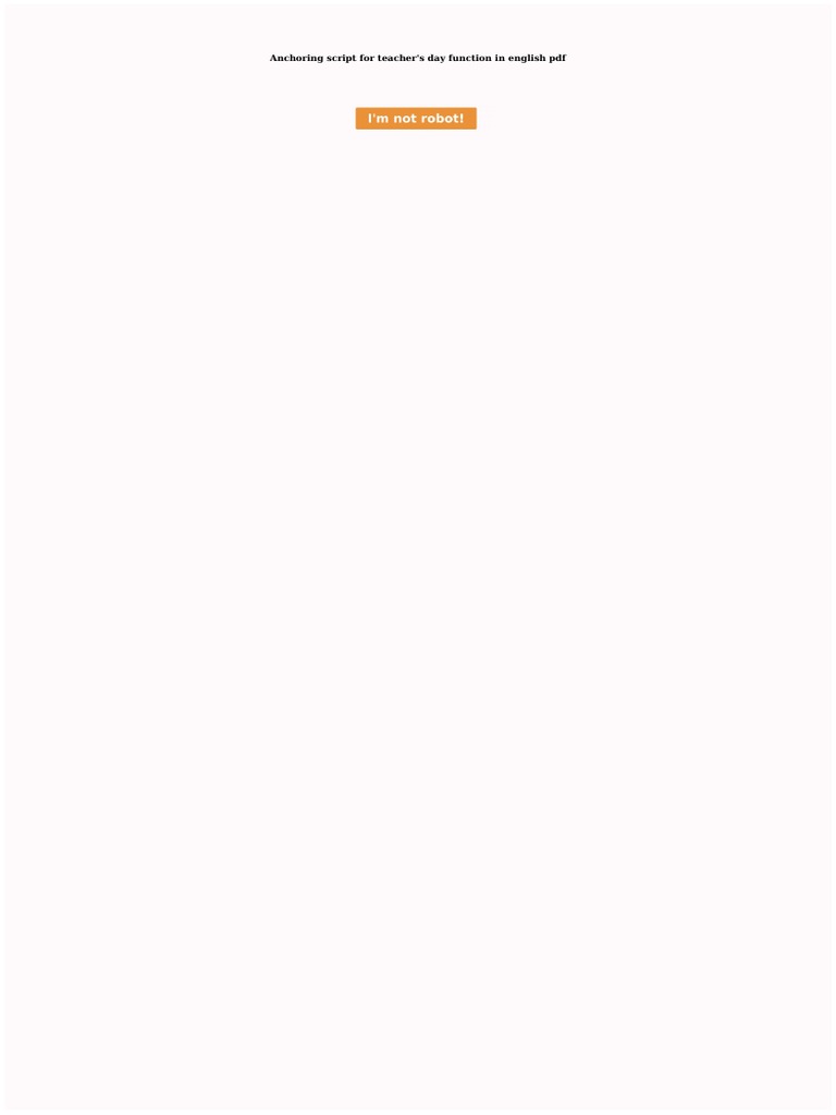Anchoring script for teacher s day function in english pdf pdf