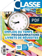 Emplois Du Temps, Programmations, Livrets de Réussite PS MS GS 2017-2018
