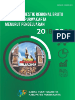 Produk Domestik Regional Bruto Kabupaten Purwakarta Menurut Pengeluaran 2018-2022