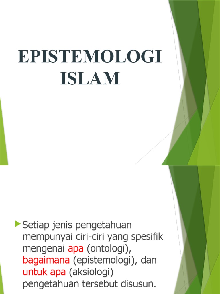Epistemologi Islam Pdf