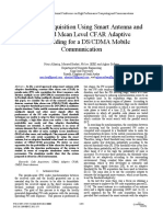 Serial PN Acquisition Using Smart Antenna and Censored Mean Level CFAR Adaptive Thresholding For A DS/CDMA Mobile Communication