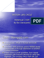 System Life Cycle: Pertemuan 3 SIM by Eko Darwiyanto