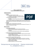 IFCD - APPEL A CANDIDATURE - Auxiliaire Administratif (Ve) Pôle Gestion - Mai 2023
