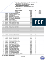 Resultados Examen de Admisión Concurso Escolar 2023-I