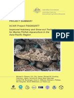 2002-77. Improved Hatchery and Grow-Out Technology For Marine Finfish Aquaculture in The Asia-Pacific Region