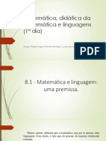 Didática Matemática (1° Dia)