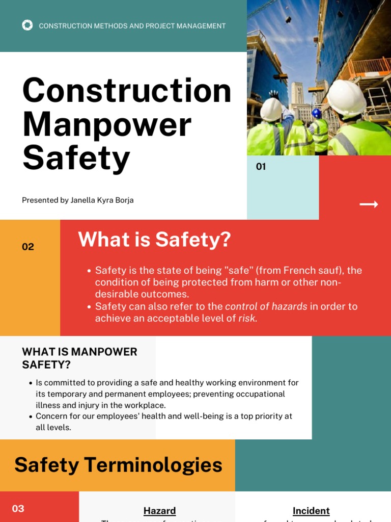 Construction Manpower Safety Overview | PDF | Personal Protective ...