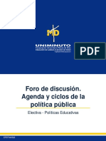 Electiva Politicas Educativas - Foro - S4