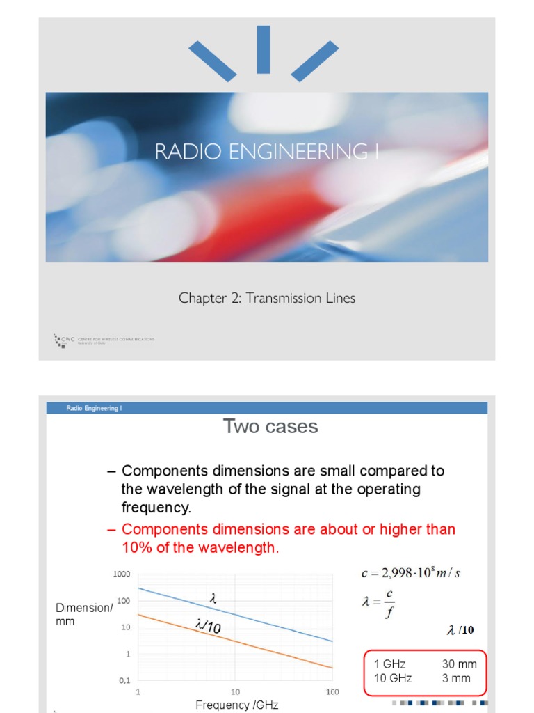 Transmission Lines in Radio Engineering | PDF | Transmission Line ...