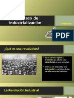Industrialización y 1° RI