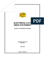 Electrical & Ict Need Statement: Hospital Kapar (Reka Dan Bina)