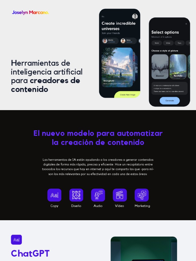 50 Herramientas de IA para Crear Contenido | PDF | Inteligencia ...