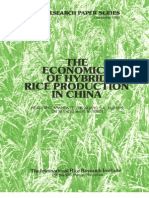 IRPS 101 The Economics of Hybrid Rice Production in China 