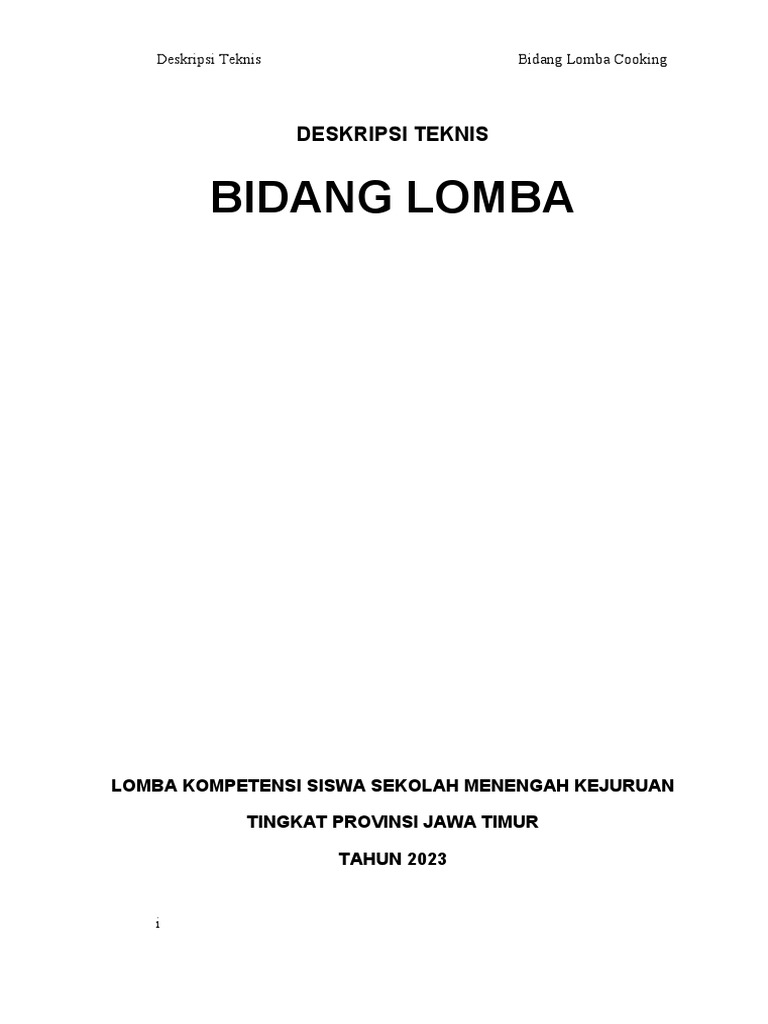 Lks 2023 cooking technical description jatim pdf