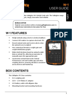 W 1 Weigh Scale User Guide