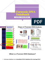 Lesson 9 - The DNA Data Bank