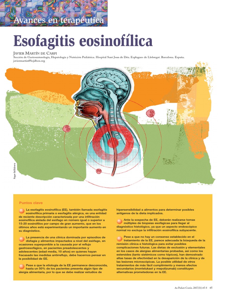 Avances en esofagitis eosinofílica | PDF | Alergia | Medicina CLINICA