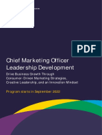 OEP Chief Marketing Officer Leadership Development September 2022