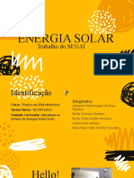 Trabalho Senai Energia Solar