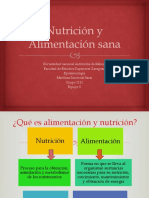 Nutrición y Alimentación. Diapos. Martinez Sandoval Sarai. 1111