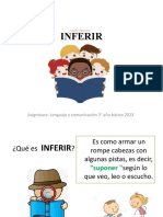 PPT. - LENGUAJE. - INFERIR 3° Taller de Comprensión