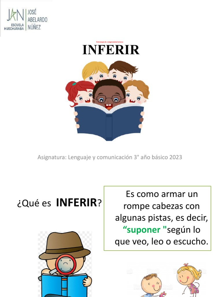Estrategia para Inferir en Lectura | PDF | Artes del Lenguaje y ...