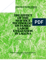 IRPS 42 The Effect of the New Rice Technology on Family Labor Utilization in Laguna