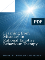 Windy Dryden, Michael Neenan - Learning From Mistakes in Rational Emotive Behaviour Therapy-Routledge (2011)