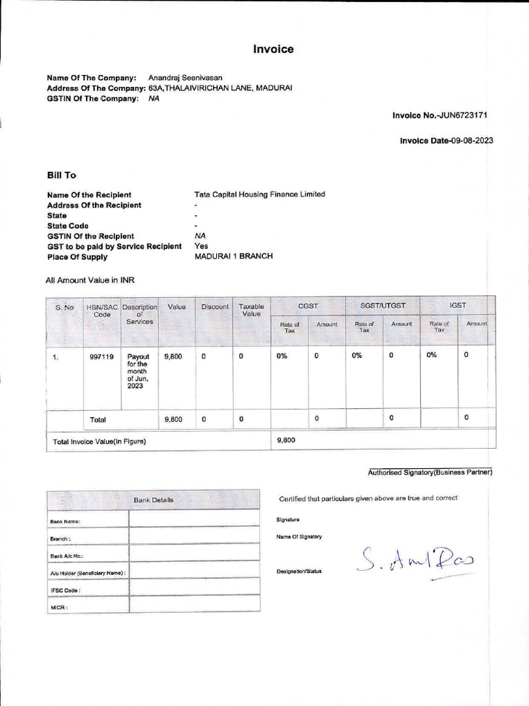 Invoice July He PDF Invoice Government