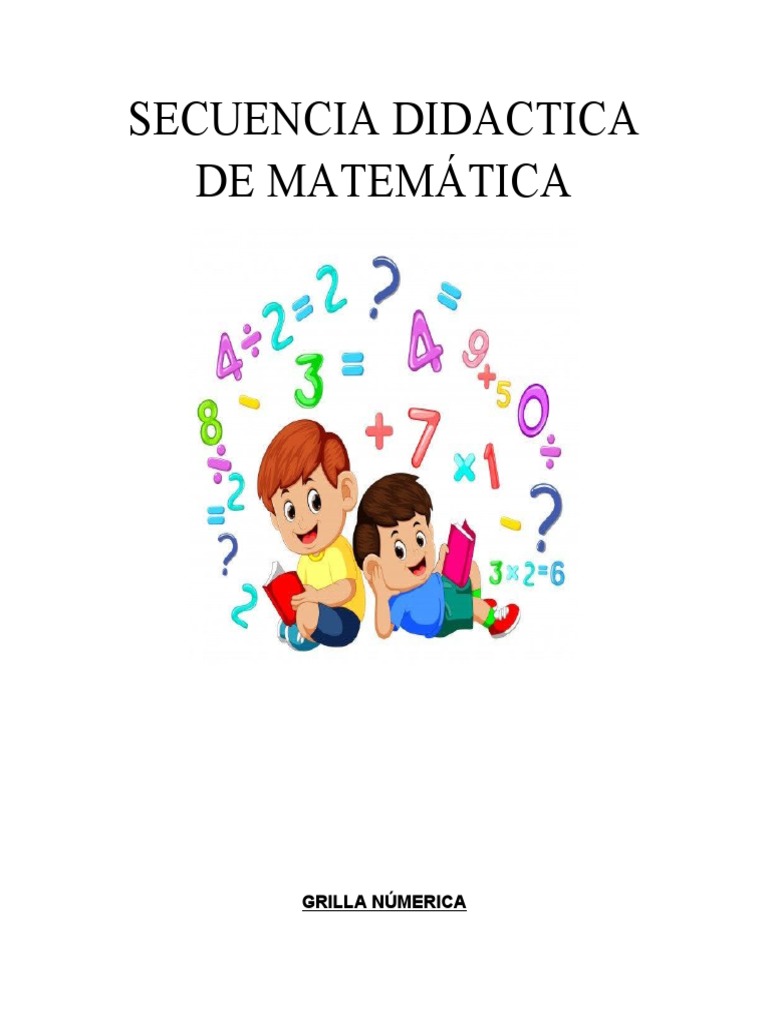 Secuencia Didáctica de Matemáticas 1° grado | PDF | Métodos y ...