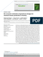 Article - C. Stanghellini - Bio-Economic Evaluation of Greenhouse Designs For Seasonal Tomato Production in Norway