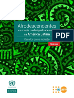 "Afrodescendentes e A Matriz Da Desigualdade Social Na América Latina Desafios para A Inclusão