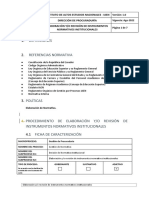 Procedimiento Elaboración de Normativa