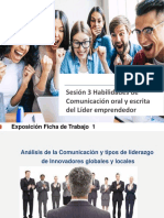 Sesión 3 Habilidades de Comunicación Oral y Escrita Del Líder Emprendedor 2023-2