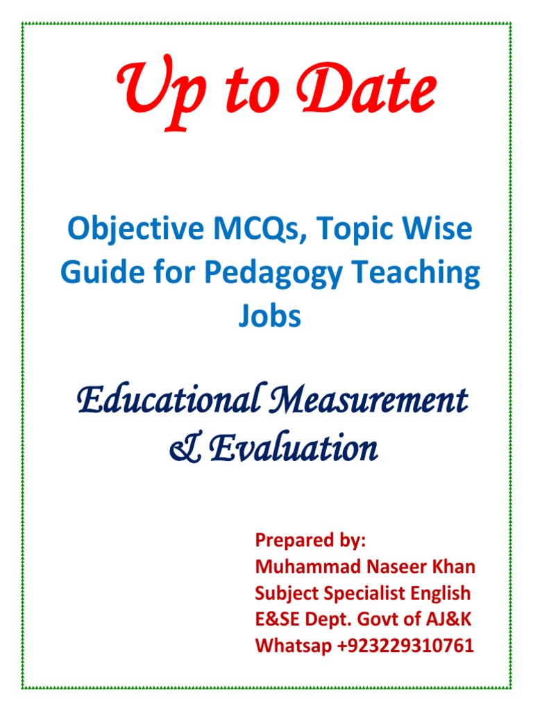 MEASUREMENT EVALUATION AND ASSESSMENT IN EDUCATION BY RADHA MOHAN PDF visual data 7