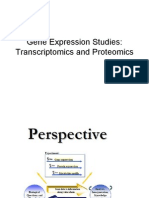 Gene Expression Studies: Transcriptomics and Proteomics