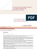 DIRECTOR ENRIQUE Presentación Fase Intensiva CTE Inicio de Ciclo Escolar 22-23