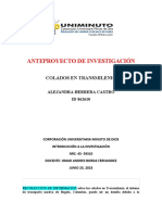 Anteproyecto de Investigacion Final