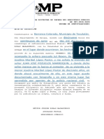 Ficalia Distrital de Zacapa Del Ministerio Público, Acta de Inspeccion Ocular