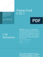 Fusion Food CAT Template