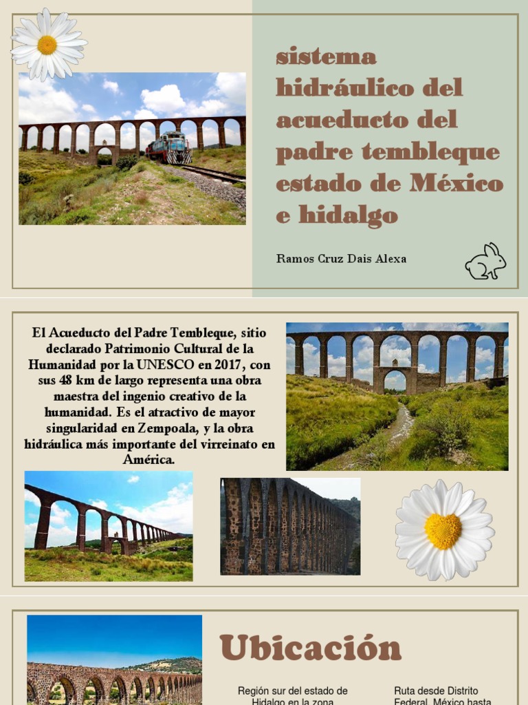 Sistema Hidraulico de Acueducto Del Padre Tembleque | PDF