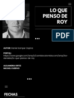 Lo Que Pienso de Roy