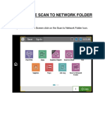 How To Use Scan To Network Folder