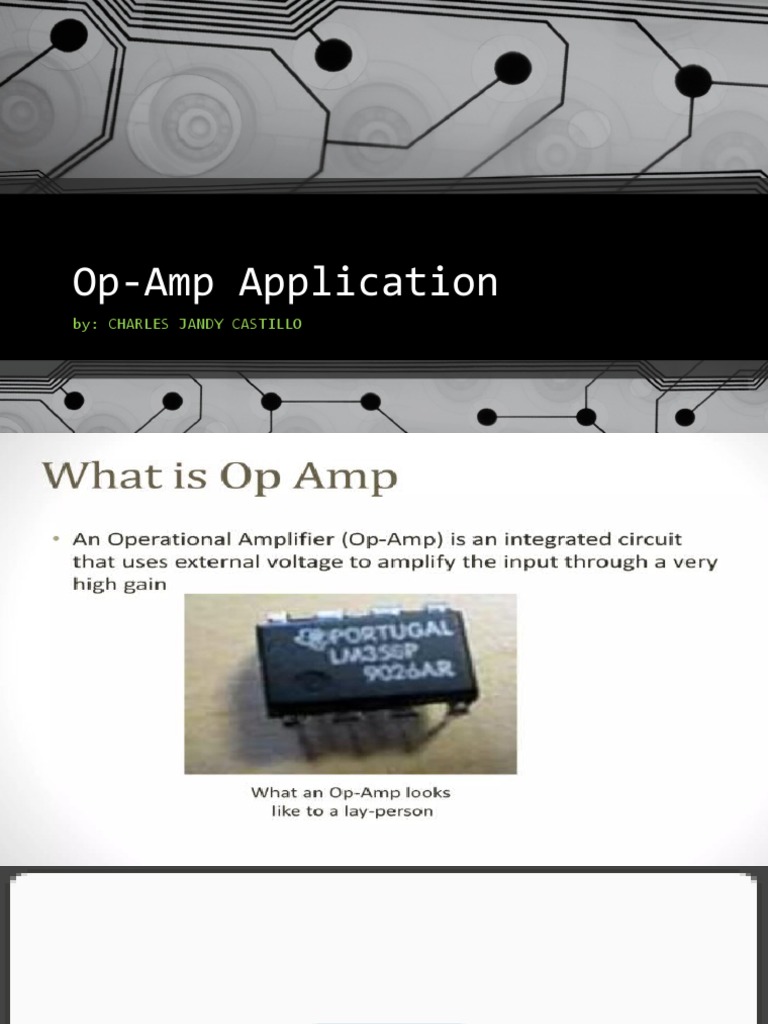 Op Amp Application PDF