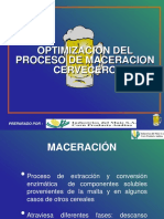 Optimización Del Proceso de Maceración Julio 2012