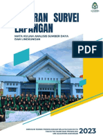 LPJ Praktikum - Analisis Sumber Daya Dan Lingkungan Jurusan TPWK UINAM