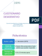 3 Pruebas - Cuestionario Desiderativo