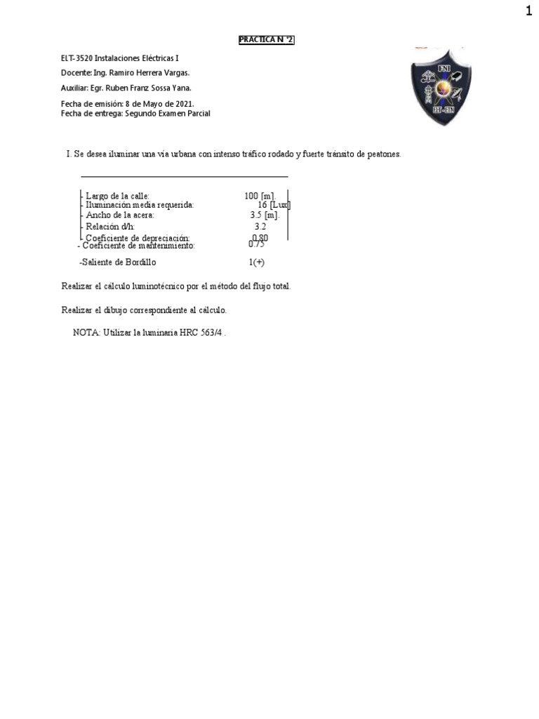 Practica 2 2021 1 pdf transporte de tierra transporte