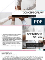 Law Unit 1 - Module 1 - Concept of Law