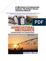 Agricultural Mechanics Fundamentals and Applications 7th Edition Herren Solutions Manual